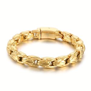 TEMU 새로운 트렌디한 남성용 팔찌 - 10mm 316L 스테인리스 스틸 남성 팔찌 - 그를 위한 생일 선물 - 뱀 머리 디자인 팔찌 - 남자친구를 위한 선물