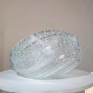 TEMU 1개 발광 몰티즈 라이트 화병 - 나선형 패턴 투명 유리 럭셔리 홈 데코, 배터리 없이 작동하는 앰비언트 조명 꽃 및 수경식물용, 우아한 원통형 화병 거실·침실·사무실용 유리 화병 홈 인테리어 소품