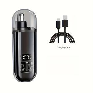 TEMU FEIYBA [USB 충전식 코털 정리기] 전동 코털 및 귀털 정리기, 눈썹 면도기, 남녀 공용, 스테인리스 헤드, 무소음 모터, 휴대용 코털 제거기, 쉬운 사용법, 선물 추천