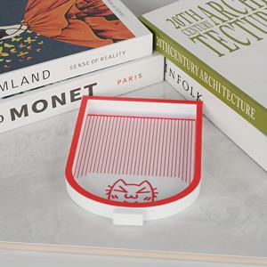 TEMU 지갑 고양이 대형 페인팅 트레이 - 그리드 디자인의 멀티펑션 깔때기 트레이, 빠르고 부드러운 배치용, 불규칙한 를 분리하는 필수 도구, 스토리지 툴, 창의적인 디자인, 내구성 있는 플라스틱