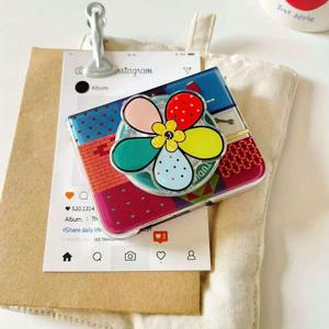 TEMU 1개 무지개 꽃 자석 폰 에어백 스탠드 - ABS 소재, 접이식 및 회전 가능, 강력한 자석 흡착, 흔들림 없음, 안전한 데스크탑 사용을 위한 다기능 지원, 생동감 있는 디자인, 튼튼한 구조