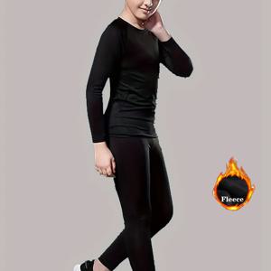 TEMU 플리스 안감 어린이 운동복 - 빠른 건조 긴팔 & 바지 세트, 러닝, 농구, 축구용 - 신축성 있고 따뜻하며 편안한 가을/겨울 스포츠, 스포츠 트레이닝 기어|신축성 있는 원단|플리스 안감 편안함, 야외용|스포츠