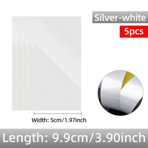 TEMU 자동차 장식용 스크래치 커버 스티커, 실버 & 블랙 사이드도어용 긴선바람막이 페인트 수리패치, 카데칼 스티커, 자동차 디테일링, 후드 스티커, 차량 스크래치 커버, 보닛 프로텍션, 세련된 캐릭터 스티커, 고품질 비닐, 내구성 있는 접착제, DIY 자동차 관리, 애호가를 위한 필수아이템