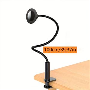 TEMU 자석 휴대폰 홀더 & 360° 회전 구스넥 스탠드 - 침대에서 손을 자유롭게 하여 시청 및 비디오 스트리밍, 거실이나 기숙사와 같은 다양한 상황에 적합 (무료 자석 플레이트 포함), 핸즈프리 시청,침실 액세서리,세련된 액세서리,조절 가능한 마운트,안전한 그립,튼튼한 구조,다용도 마운트,기숙사 필수품,가정용 사용자