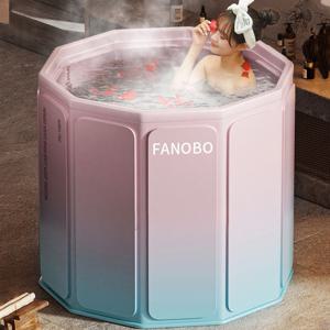 TEMU 욕실 액세서리, 휴대용 대형 접이식 욕조 - 성인용 인플레이터블 스파 및 온수 욕조, 소형 공간용 컴팩트 샤워 및 담금탕, 전기 불필요, 가족용 욕실, 야외 목욕 솔루션|욕조