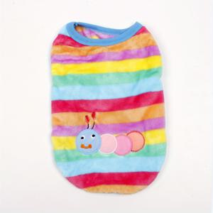 TEMU 봄과 여름용 카툰 캐터필러 조끼 스웨트셔츠 애완동물 의류