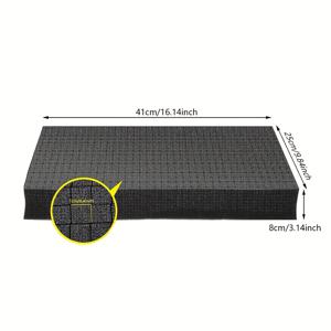 TEMU 그리드 스펀지 큐브 프리컷 사각 핸드 티어 폼 필링 DIY 충격 방지 고정 필링 삽입 고밀도 공구 상자 필링 소형 사각 스펀지 사이즈 접이식 충격 방지 패드 다기능 도구 충격 방지 사각 스펀지 기구 상자 액세서리
