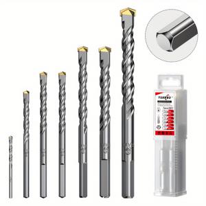 TEMU CYL 고속 강철 충격 드라이버 비트 세트, 4-12mm, 삼각형 샤크, 금속, 목공 및 금속공에서 다목적 사용, 내구성이 뛰어난 구조, 전기 필요 없음, 벽돌 드릴 비트|삼각형 샤크 비트|금속 구조 비트, 전기 드릴 액세서리