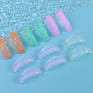 TEMU 6쌍의 저자극성 실리콘 래쉬 리프트 패드, 다양한 색상 - 사용하기 쉽고 내구성이 뛰어나며 재사용 가능한 눈꺼풀 펌 로드, 멋진 컬과 길이, 피부에 부드럽고, 속눈썹 연장 도구|투명 로드|피부 친화적인 미용 도구