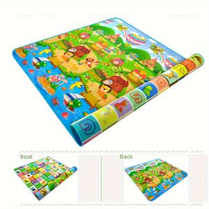 TEMU 야외용 두꺼운 폼 플레이스매트, 캠핑 및 피크닉용 휴대 가능한 접이식 비치 매트, 가정용 쿠션 스펀지 패드