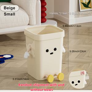 TEMU 대용량 재미있는 1개, 데스크탑 수납 및 장난감 정리, 폐기물 관리에 적합, 데스크탑 , 유쾌한 디자인, 광택 마감, , 홈 오거나이저, 욕실 뚜껑이 있는 , 침실 , 주방 , , 욕실 , 테이블 , 미니