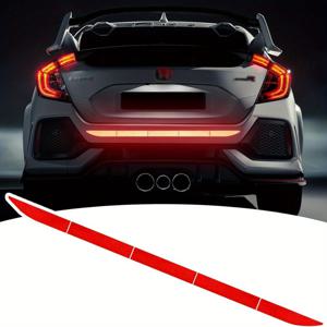 TEMU 반사 후방 범퍼 가드 방지 스크래치 트렁크 후방 경고 커버 반사 스티커 (자동차 SUV 픽업 트럭 레드용)