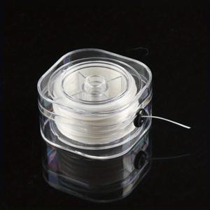 TEMU 0.2mm 강한 신축성있는 비딩 와이어 실, 팔찌 스트레치 스트링 라인 DIY 주얼리 액세서리용