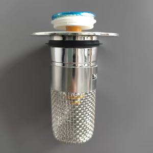 TEMU 1개 팝업 세면대 배수구 필터 바스켓 포함, 방취 플라스틱 푸시다운 팝업 코어, 욕실 세면대 액세서리, 메쉬 필터 포함, 싱크 스트레이너,화장대 배수구,쉬운 설치,컴팩트 디자인,녹 방지,Antiodor Core,세면대 마개,배수 플러그