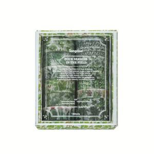 TEMU 사계절 식물 및 동물 시리즈 와시 테이프 18롤, 쉽게 찢어짐, 다양한 색상, 디스플레이 스크린 테두리, 다이어리, 사진 앨범, 플래너 및 파티 장식 테이프 장식에 적합