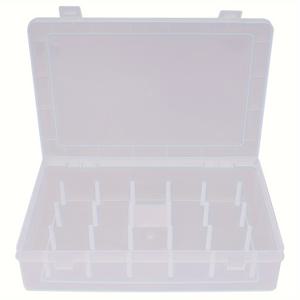 TEMU 42/24 구획 투명 플라스틱 실 정리함 - 소형/중형 스풀용 다기능 보관 케이스, 내구성 있는 공예실 & 여행용 재봉 용품 케이스 - 화이트, 패브릭 보관 바인, 명확한 구획 디자인