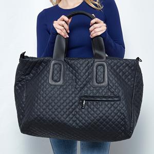 TEMU WEIXIER 넉넉한 멀티포켓 여행 토트백 - 내구성 좋고 가벼운 여성용 핸드백, 주말 여행 및 일상 사용에 적합 - 커피, 화이트, 블랙 색상 제공|토트백