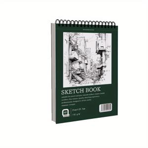 TEMU 40페이지 A4 스케치북, 16k 두꺼운 아트 드로잉 페이퍼, 손으로 그린 납지, 페인팅 및 스케치용 빈 드로잉 북, 공예 및 재봉 용품