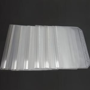 TEMU 6개 M5/A7 PVC 바인더 포켓 - DIY 플래너, 저널 및 노트북용 튼튼한 사진 카드 슬리브