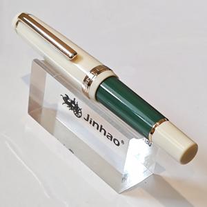 TEMU 클래식한 디자인의 사무실용 스테이션리, 플라스틱 바디와 골든 트림이 있는 미니 쇼트 포켓 필통 펜, 잉크 컨버터가 포함된 한 개의 필기용품입니다.