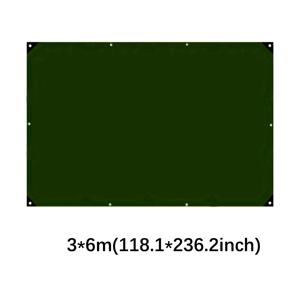 TEMU 야외 캠핑, 천장, 마당, 수영장, 보트 및 차고 커버는 크리스마스 선물에 적합합니다. 야외 천막 직물은 녹색과 은색입니다.
