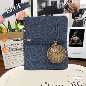 TEMU 1개 미니 가죽 노트북 포켓 스케치북, 미니 레트로 귀여운 카와이 휴대용 데일리 플래너 오거나이저, 여행, 할로윈, 추수감사절, 크리스마스용