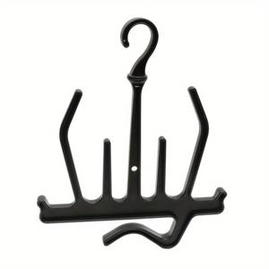 TEMU 1pc 다이빙 행거 공간 절약 스노클링 부트 드라이 스ーツ 장갑 배수 행거 블랙