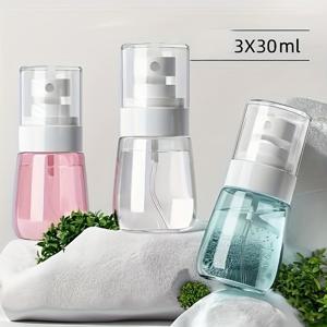TEMU 세트 3개 초박형 미스트 스프레이 병, 알코올 분산용 소형 스프레이 병, 청소, 스프레이, 메이크업 및 스키니어용 재사용 가능한 초박형 미스트 스프레이 병 - 여행 액세서리.