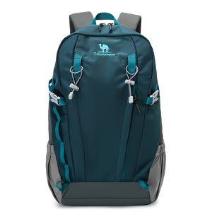 TEMU SWEET TOURIST 여성용 경량 나일론 백팩 - 블랙 스포츠 하이킹 및 여행용 백팩, 다수의 compartments, 조절 가능한 스트랩, 폴리에스터 안감, 야외 모험, 하이킹 장비, 디자인, 안전한 지퍼 클로저