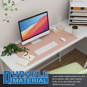 TEMU 인조 가죽 데스크 매트 보호대, 마우스 패드, 사무실용 데스크 매트, 미끄럼 방지 인조 가죽 책상, 노트북 데스크 매트, 사무실 및 가정용 쓰기 패드