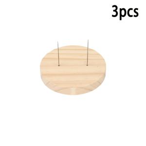 TEMU 베이스가 있는 크로셰 인형 스탠드 3개 세트, 니들 디스플레이 액세서리 지지대