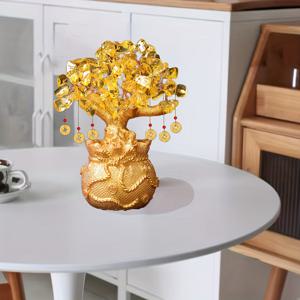 TEMU 1개 머니 트리 복과 부를 가져오는 오피스 데스크 행운 장식, 사랑을 위한 핑크 매력, 개업 및 집들이 선물로 적합, 발렌타인데이, 아버지의 날, 어머니날, 추수감사절에 완벽한 선물