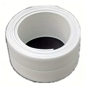 TEMU 1롤 자가 접착 욕조 및 화장실 실링 테이프 - 방수 욕조 및 벽 밀봉 솔루션 - 싱크대, 욕실, 화장실, 욕조 바닥 및 벽용 엣지 보호 - 쉽게 적용, 습기 저항, 오래 지속되는 접착제, 무봉합 밀봉,내구성 있는 방수 기능,가정 유지보수