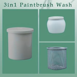 TEMU 마리 휴대용 누수 방지 페인트 브러시 클리너 (뚜껑 및 필터 포함) - 오일, 수채화, 아크릴 물감용 PVC 브러쉬 세척 용기 - 전문가 & 성인용 경량 미술 도구, 페인트 브러시 홀더, 컴팩트 디자인, 내구성 있는 구조, 그림 액세서리