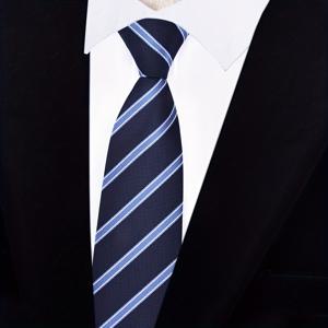 TEMU 1개 남성용 지퍼 넥타이 - 노노트 쉬운 착용 화살표 디자인, 8cm 폭 960데니어 원단, 블랙/레드/네이비 , 비즈니스 및 웨딩 액세서리, 부드러운 질감