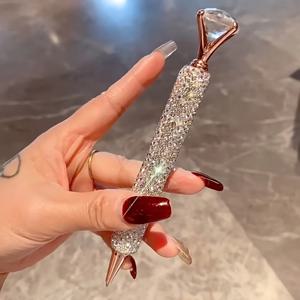 TEMU 럭셔리 크리에이티브 장식 골든 볼펜, 사무용 스타일리시 서명펜 또는 학생 선물용