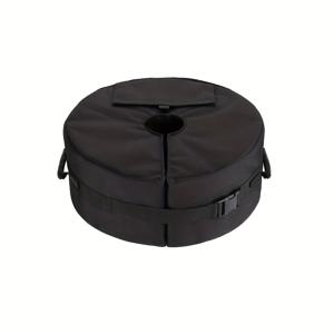 TEMU 휴대용 헤비듀티 샌드백 앵커 - 블랙 3D 라운드 방풍 텐트 & 우산 무게, 해변, RV, 캠핑용 - 캔버스, 텐트, 야외 가구용 무거운 모래/채우기 가능한 스테이크 (도구 불필요), 비치 우산 헤비듀티 방풍,해변 우산,해변 우산 스탠드