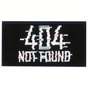 TEMU 404 노트 파운드 자수 패치 배지 - 한자 스타일 & 영어 텍스트 바이커 어플리케 엠블럼, 후크 & 루프 패스너, 화이트/블랙/컬러 코드 (404 번호) 다림질/바느질용 재킷, 가방, 테크 테마 DIY (바느질 없이 사용 가능)