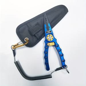 TEMU 1개 미니 알루미늄 낚시 플라이어 - 잠금 장치 포함, 휴대용 멀티툴 (미끼/줄/후크용), 3가지 색상 선택 가능(화이트/블루/레드), 초경량 내구성 디자인, 담수 및 해수낚시에 적합, 어부 필수품, 인체공학적 핸들, 컴팩트 사이즈, 고강도 구조, 크리스마스 선물 추천, 추수감사절 완벽 선물