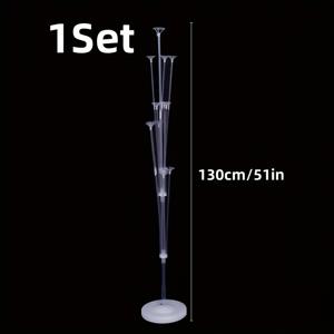 TEMU 1 세트 13/19 튜브 풍선 스탠드 풍선 스틱 생일 축하 풍선 웨딩 파티 장식 용품 할로윈, 크리스마스 행사 & 파티 용품 할로윈&크리스마스용 풍선 스탠드