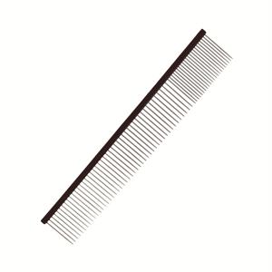 TEMU 스테인리스 스틸 고양이 그루밍 빗 - 인체공학적 손잡이, 긴 및 짧은 털을 위한 부드러운 엉킴 방지, 내구성 있는 애완 동물 브러쉬 (고양이용), 건강한 털을 촉진, 털 빠짐 감소, 모든 품종에 적합, 고양이 그루밍 도구, 세련된 메탈릭 마감, 부드러운 마감