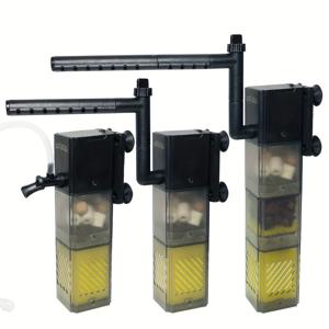 TEMU USB 수족관 필터 세트. 내장형 필터 버킷이 있는 데스크탑 에코 탱크용으로 설계되었습니다. 물리적, 화학적 및 생물학적 3단계 필터링을 특징으로 하며, 모듈형 디자인으로 유연한 조합이 가능합니다. 두 가지 모드를 제공합니다.