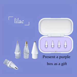 TEMU 애플 펜슬 (1세대 및 2세대)과 호환되는 교체 팁, 아이패드 프로 펜슬용 4개의 액세서리 세트, 팁용 보너스 보관 케이스 포함. 용량 펜의 필수 교체 부품, 사무실 및 공부에 필수입니다.