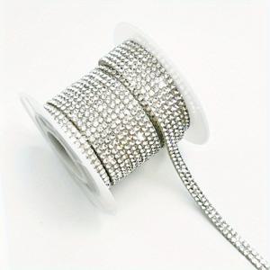 TEMU 1 롤 196인 자체 접착성 라인스톤 스티커 - DIY 보석, 파티 장식, 자동차 전화 액세서리 및 선물 포장, 자동차 장식, 파티 장식, 우아한 외관, 반짝이는 장식