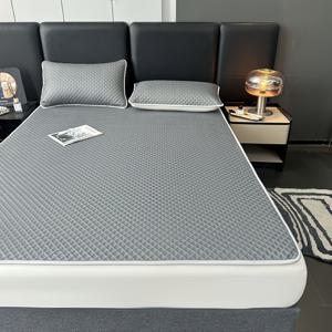 TEMU 여름을 위한 부드럽고 휴대가 편리한 냉각 패드, 기침을 위한 냉각 패드, 침대용 냉각 패드, 침실, 기숙사, 거실, 야외 캠핑에 사용할 수 있는 스타일리시한, 휴대 가능한, 기계 세탁 가능한, 코너에 매듭이 있는 냉각 패드|캠핑매트