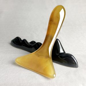 TEMU 어깨와 목 스크래핑 도구, 곡선형 구아샤 스틱 - 경추, 등, 다리 전신 경락 마사지 보드