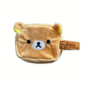 TEMU 귀여운 곰 모양 카메라 가방 - 및 인스턴트 카메라용 대용량, 휴대용 메이크업 정리함, 생일, 발렌타인데이 또는 크리스마스 선물로 완벽한 디자인, 카메라 보관, 만화 캐릭터 디자인, 내구성 있는 지퍼 클로저, 화장품 파우치, 사진 액세서리