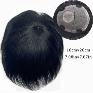 TEMU 남성용 - 리얼 휴먼 헤어 탑퍼 가발 - 16x18/18x20 클립온 숏 헤어피스, 대머리 및 탈모용, 레이스 프리 헤어 리플레이스먼트 블록, 두피 같은 베이스 (글루/레이스 없음), 데일리 & 비즈니스용 (모든 베이지 톤에 적합)