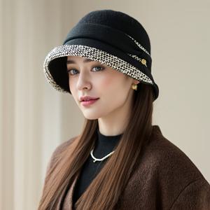 TEMU 1개 2025 신상 가을 겨울 여성 피셔맨 모자, 일본식 다용도 탑퍼 헤퍼번 스타일 프렌치 레트로 따뜻한 비니, 엄마와 중년층을 위한 데일리 출퇴근 공원 산책 애프터눈 티 야외 활동, 일상 출퇴근용 액세서리,오후 차 시간 의상,따뜻한 니트 모자,레트로 비니 모자,클래식 어부 룩|벙거지모자