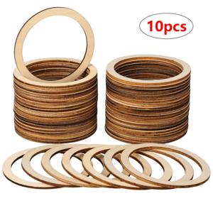 TEMU 10개 목재 대형 목재 링, 5.1인치 원형 목재 조각 장식, DIY 목재 조각 오일 페인팅, 현대 스타일 홈 및 주방 장식, 휴일 펜던트, 매달린 장식에 적합, 결혼식, 약혼, 발렌타인데이, 부활절, 크리스마스에 적합